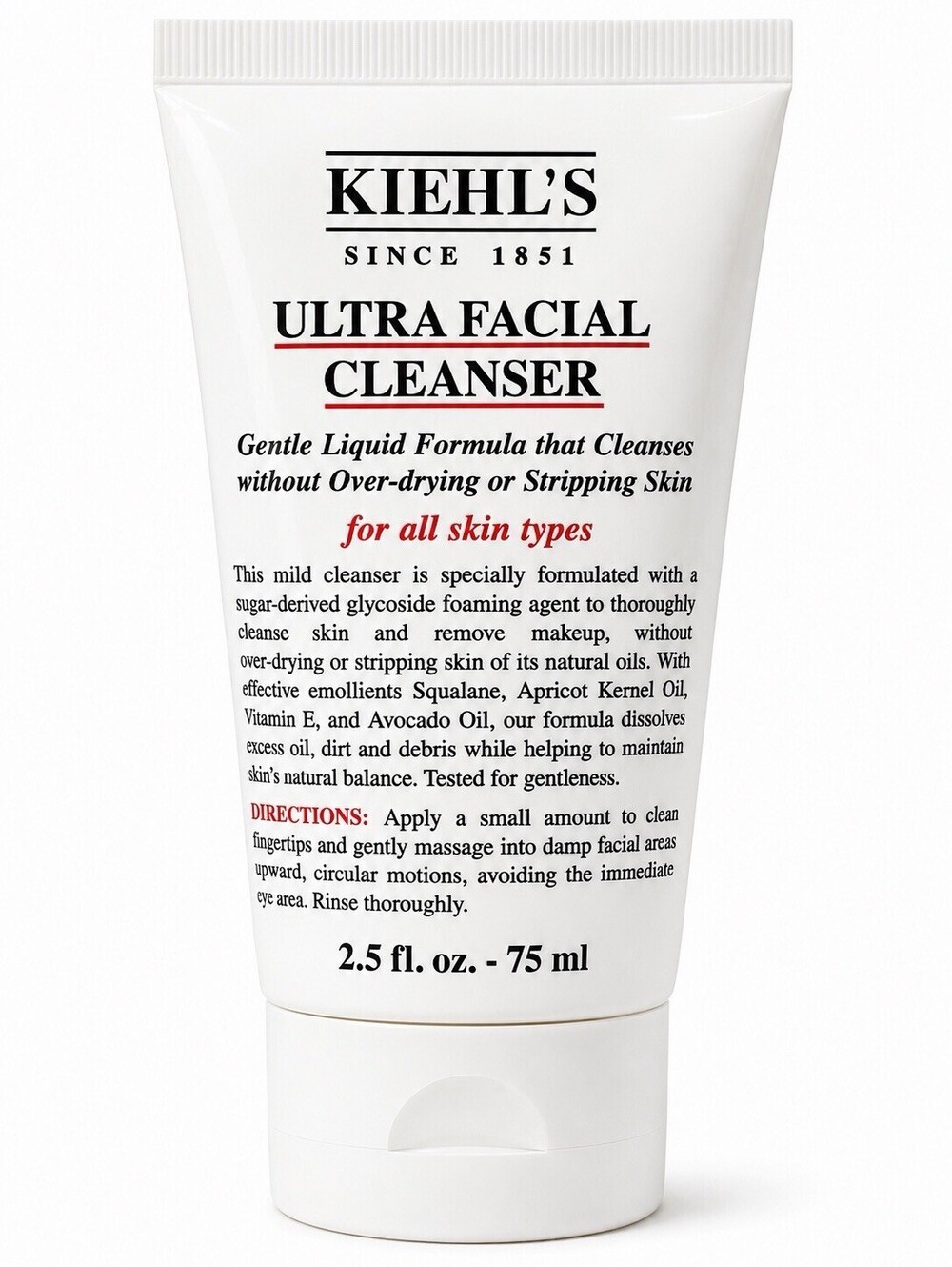 Kiehl’s Ultra Facial Cleanser 2.5 oz 75ml All Skin Types New Sealed Face Wash